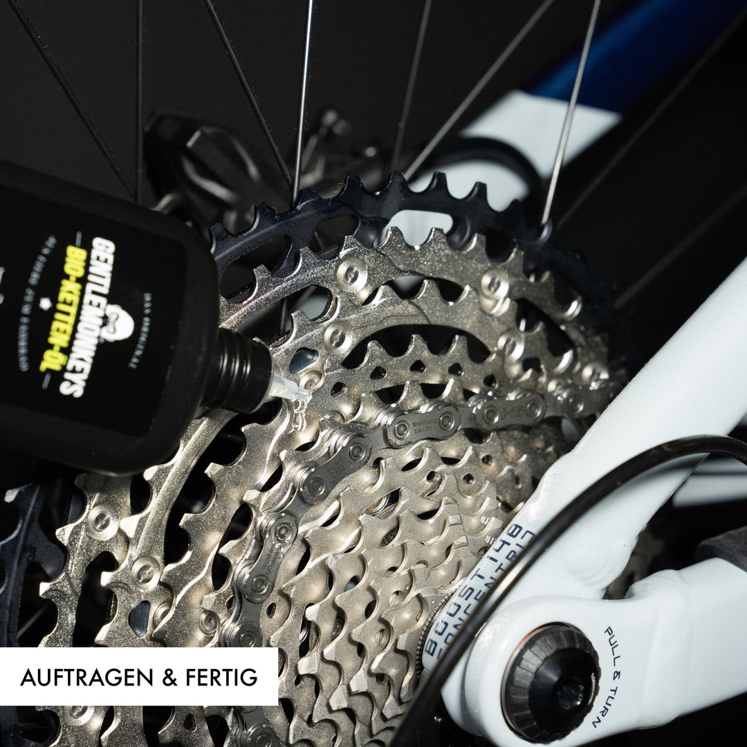 Bio-Kettenöl im Einsatz – mühelose Schmierung für eine langlebige Fahrradkette