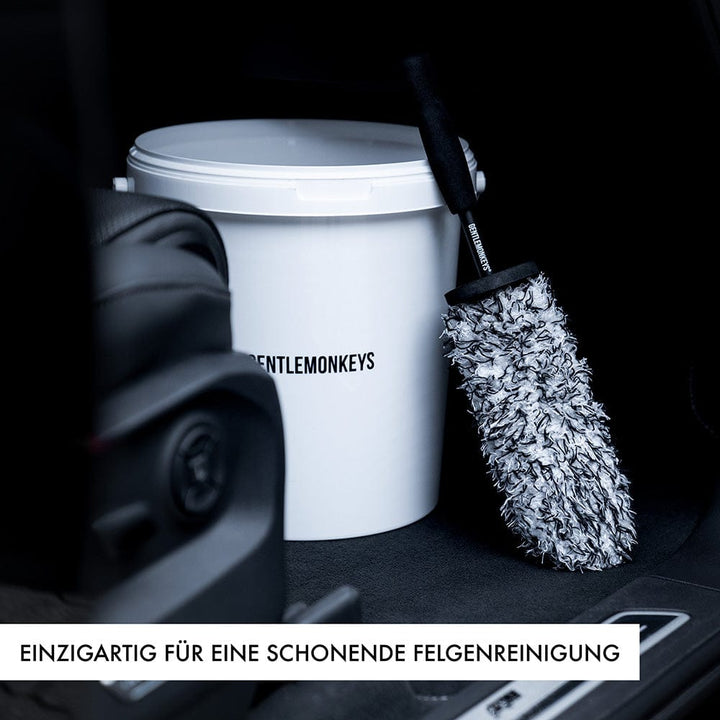 Ergonomische Felgenbürste für mühelose Autopflege