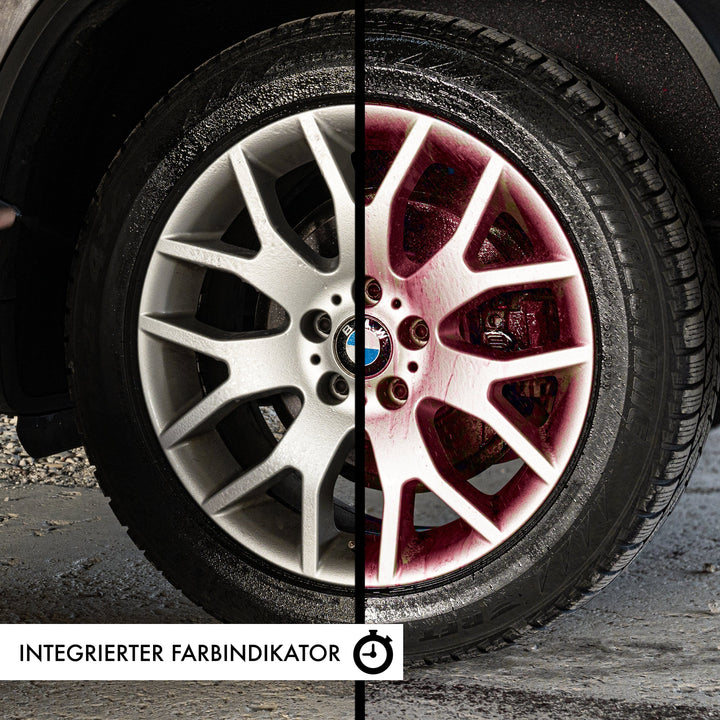 Vorher-Nachher: Perfekte Felgenreinigung für glänzende & makellose Oberflächen