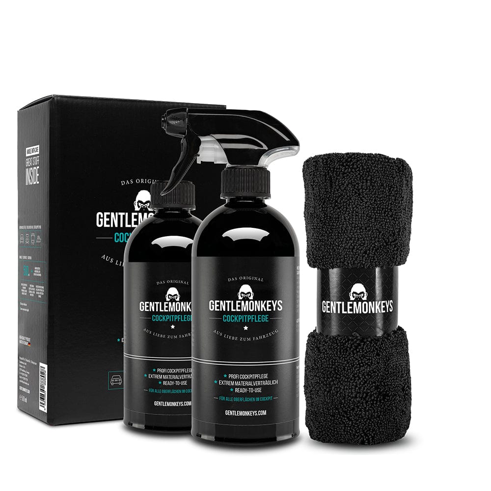 Cockpitpflege Bundle – inkl. Mikrofasertuch + Refill