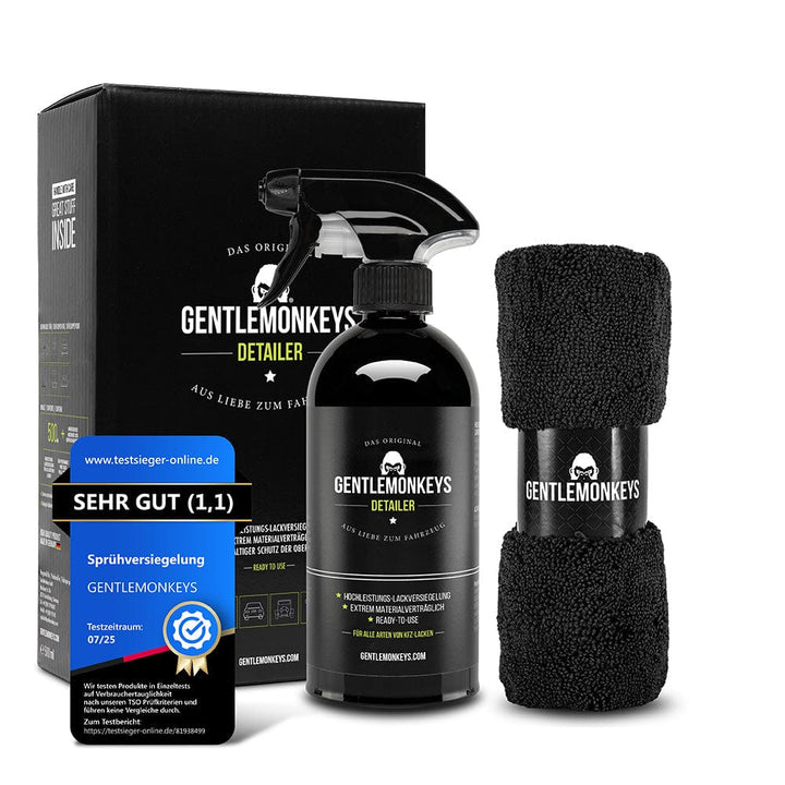 Lackversiegelung – Detailer 500ml inkl. Profi Mikrofasertuch