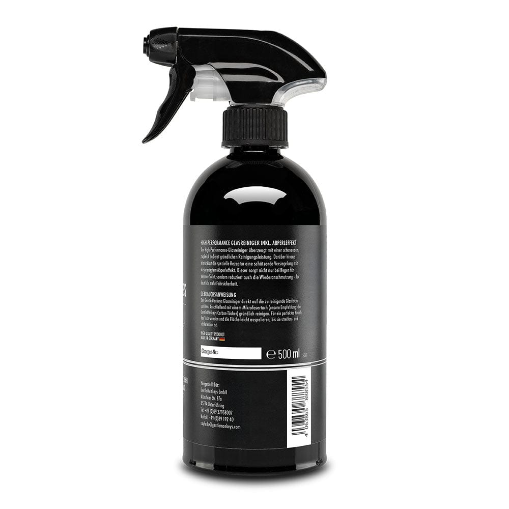 High-Performance Glasreiniger 500ml + Carbontücher im 2er Set