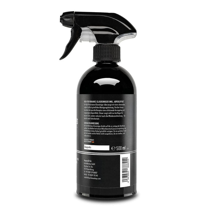 High-Performance Glasreiniger 500ml + Carbontücher im 2er Set