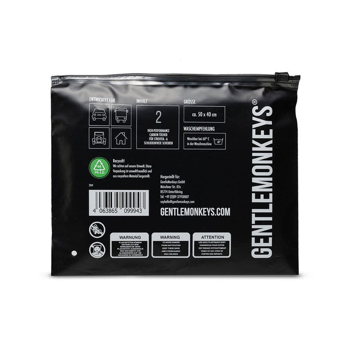High-Performance Glasreiniger 500ml + Carbontücher im 2er Set