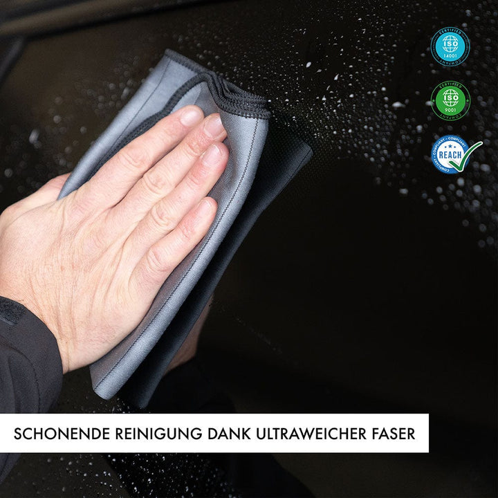 High-Performance Glasreiniger 500ml + Carbontücher im 2er Set