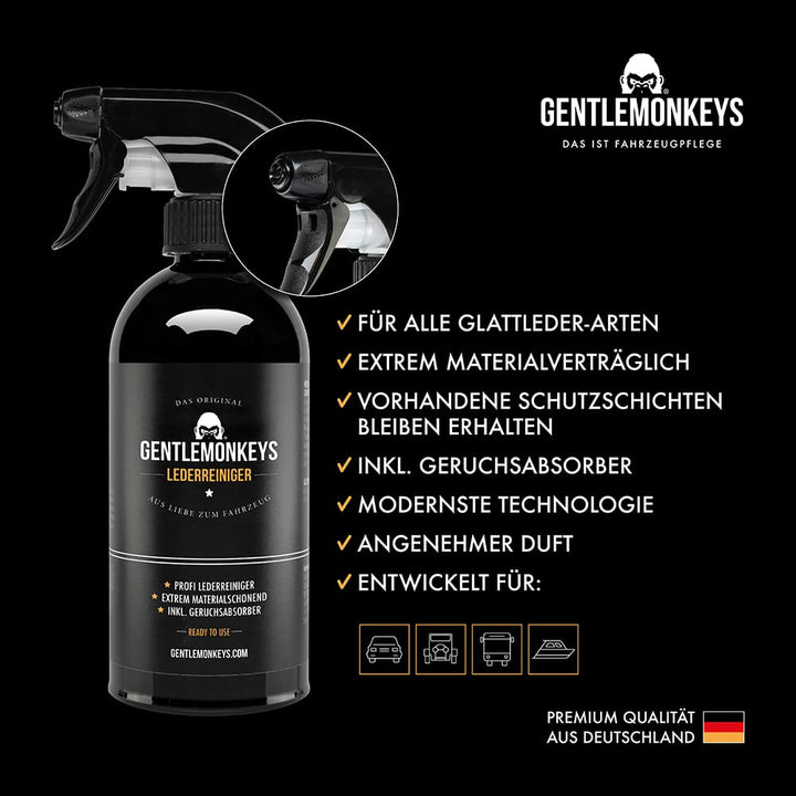 GentleMonkeys High Performance Lederreiniger für Auto & Oldtimer